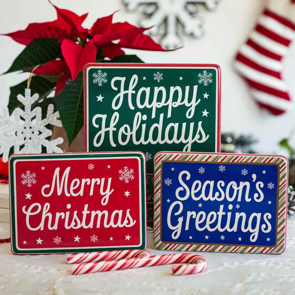 Christmas Decorative Plaques